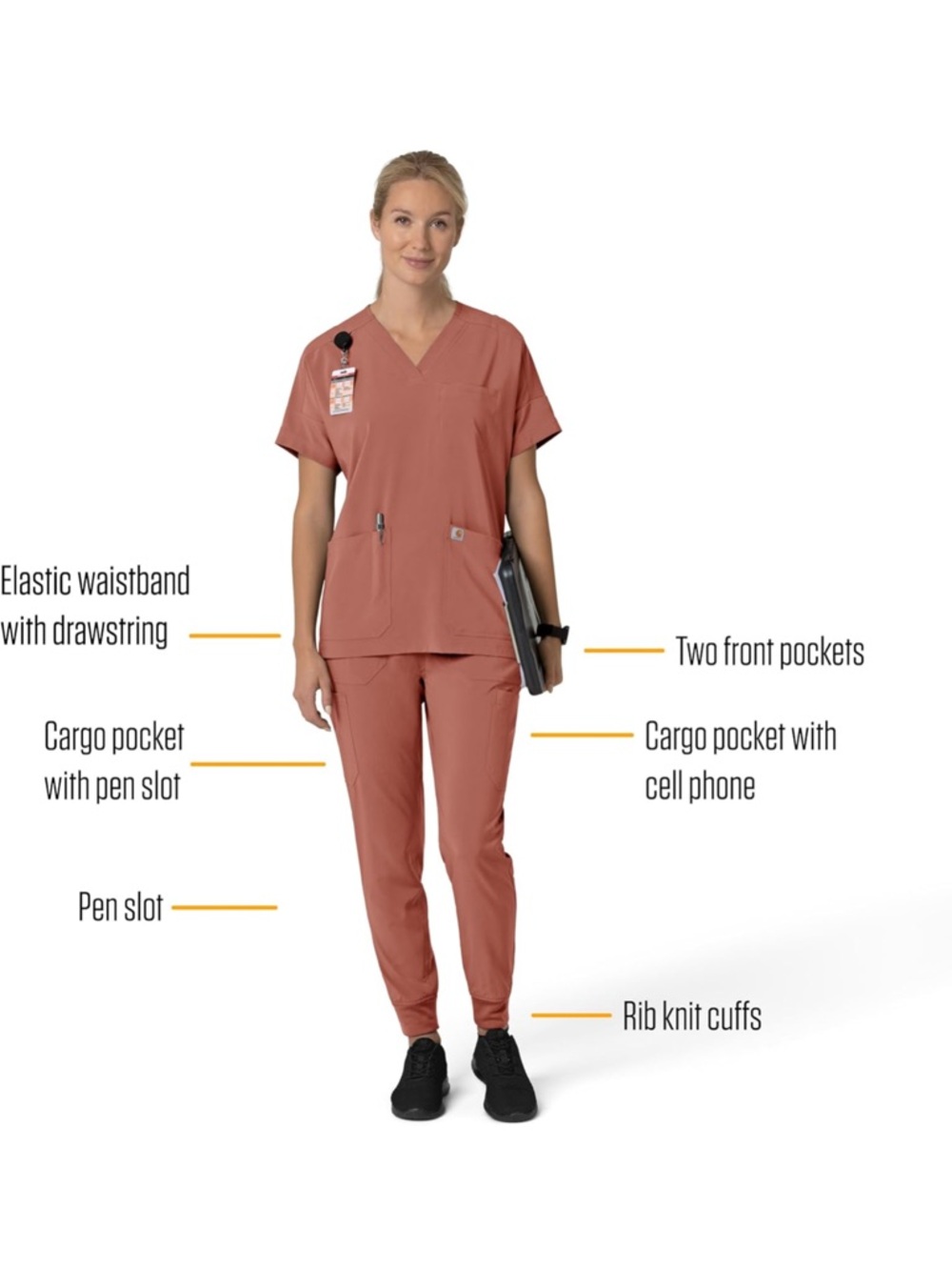 Carhartt Women's Cargo Scrub Set
